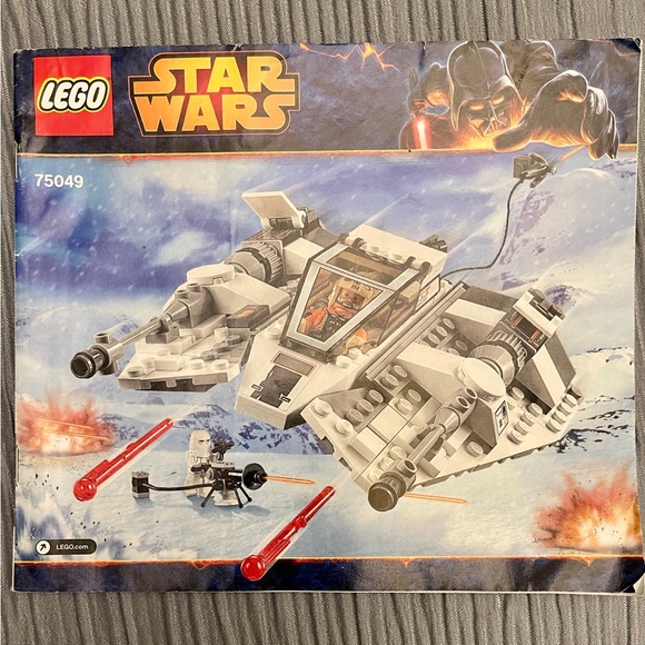 Lego Star Wars Snow Speeder  (75049) vintage. No box. Booklet included. - Picture 3 of 3